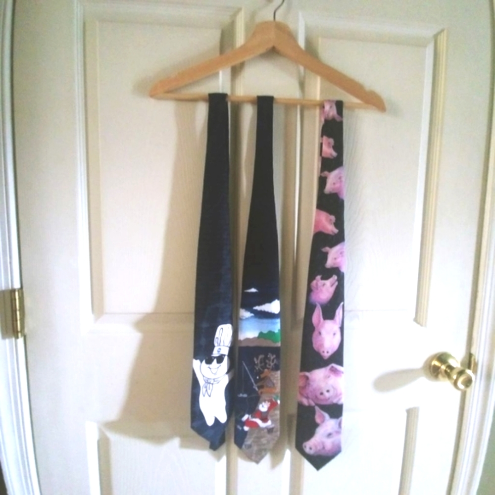 Bundle Men's Fun Ties - Picture 1 of 11